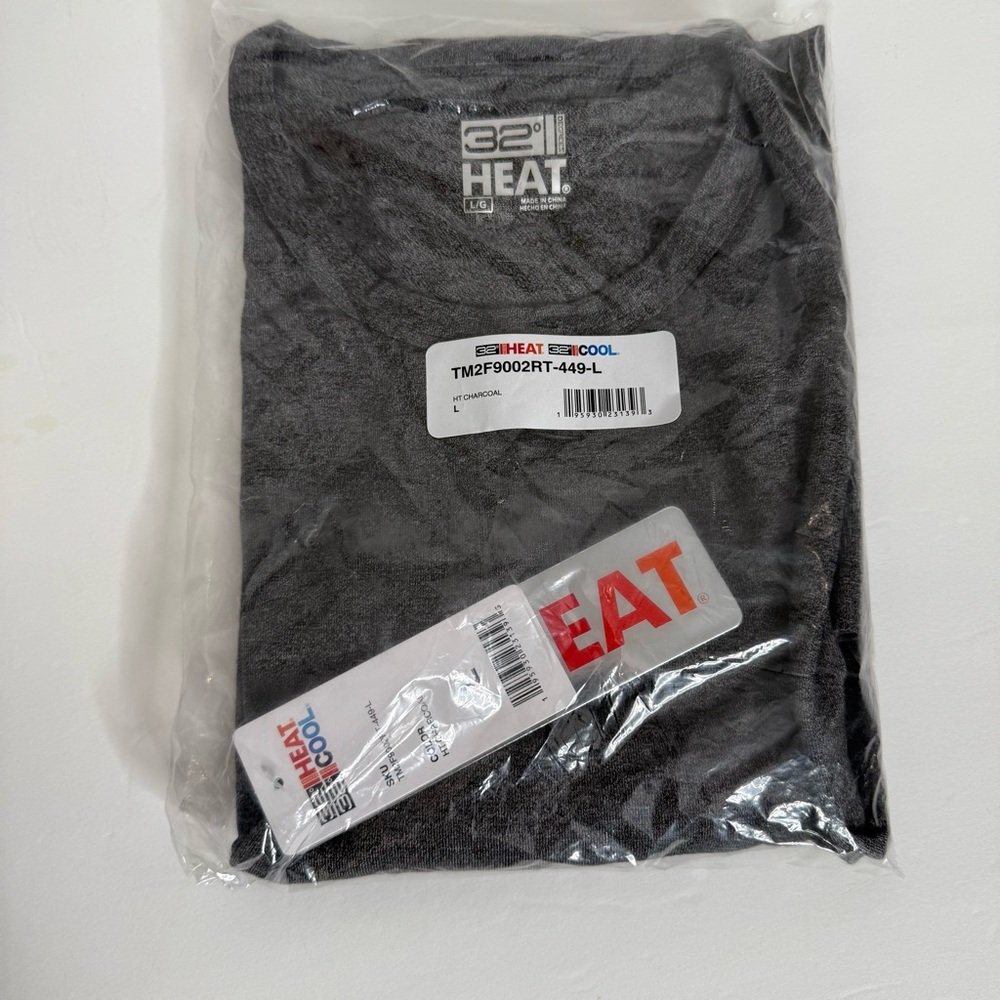 32 Degrees Men's Gray Heat Shirt Size Large